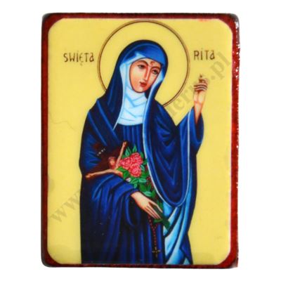 ŚWIĘTA RITA - magnes 3.8 x 5 cm - 85640