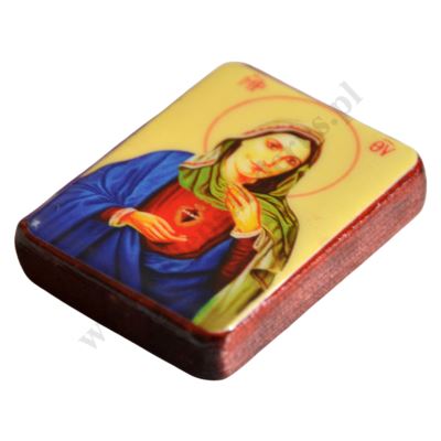 SERCE MATKI BOŻEJ - magnes 3.8 x 5 cm - 10176