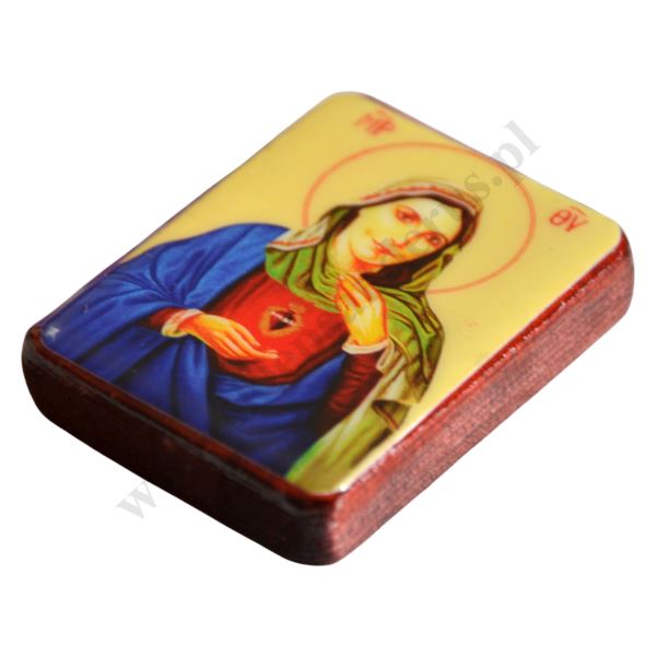 SERCE MATKI BOŻEJ - magnes 3.8 x 5 cm - 10176