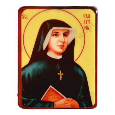 ŚWIĘTA FAUSTYNA - magnes 3.8 x 5 cm - 89648