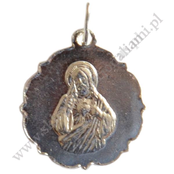 MEDALIK M.B.CZĘSTOCHOWSKA - SERCE PANA JEZUSA - wys. 1.9 cm - M219