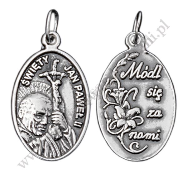 MEDALIK ŚWIĘTY JAN PAWEŁ II - wys. 2.7 cm - 4091