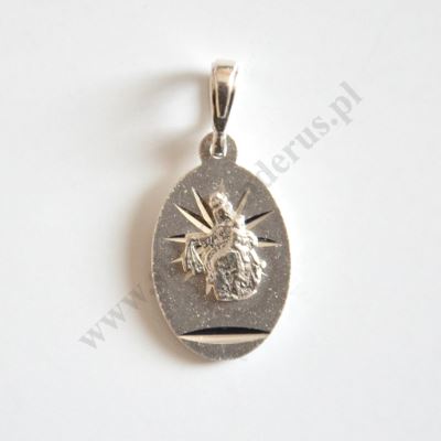 MEDALIK MATKI BOŻEJ SZKAPLERZNEJ - SERCE PANA JEZUSA - wys. 2.9 cm - 81433