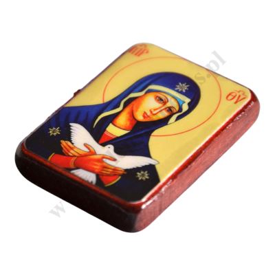 MATKA BOŻA NIOSĄCA DUCHA - magnes 3.8 x 5 cm - 60282