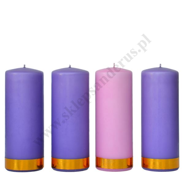 ŚWIECE ADWENTOWE - wys. 20 cm -  78902