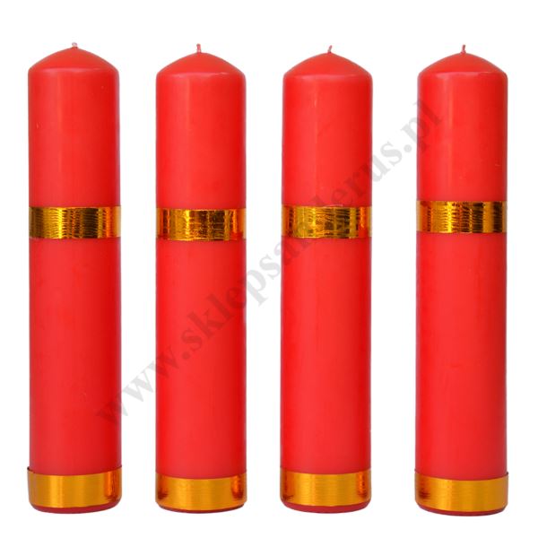 ŚWIECE ADWENTOWE - wys. 30 cm - 50663