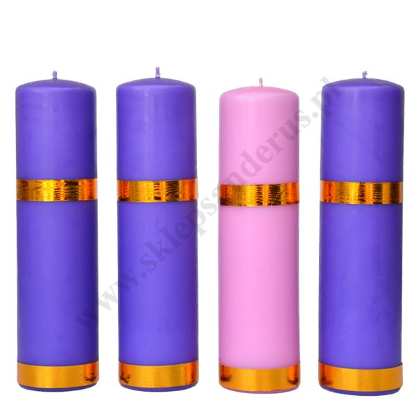 ŚWIECE ADWENTOWE - wys. 30 cm - 72636