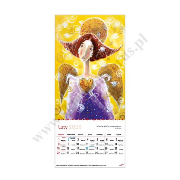 ANIOŁY - KALENDARZ 2026