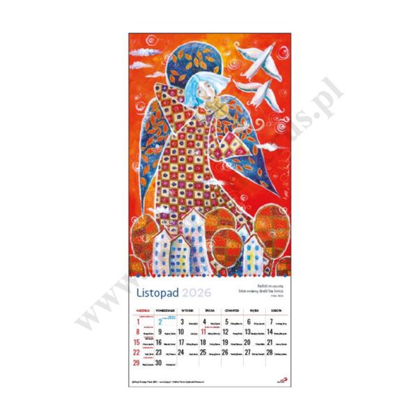 ANIOŁY - KALENDARZ 2026
