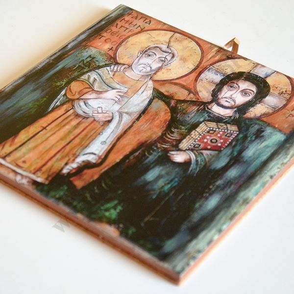 IKONA PRZYJAŹNI - obrazek na ceramice 15 x 15 cm - 58971