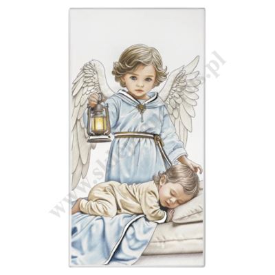 ANIOŁ STRÓŻ - obrazek 12 x 24 cm - 52488