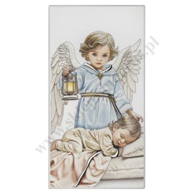 ANIOŁ STRÓŻ - obrazek 12 x 24 cm - 52487