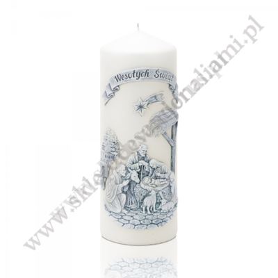 ŚWIĄTECZNA ŚWIECA - wys. 21 cm - 73224