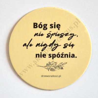 BÓG SIĘ NIE SPIESZY... - magnes - 74427