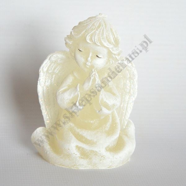 ŚWIECA ANIOŁ RAFAEL - wys.8.5 cm - 65177