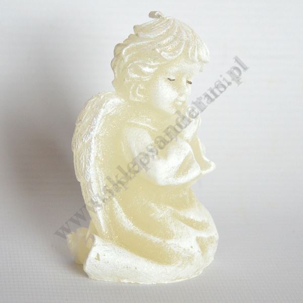 ŚWIECA ANIOŁ RAFAEL - wys.8.5 cm - 65177