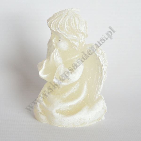 ŚWIECA ANIOŁ RAFAEL - wys.8.5 cm - 65177