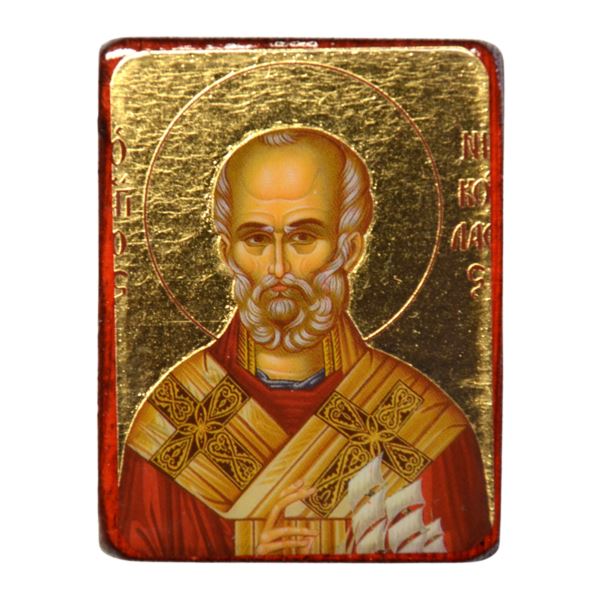 ŚWIĘTY MIKOŁAJ - magnes 3.8 x 5 cm - 6844