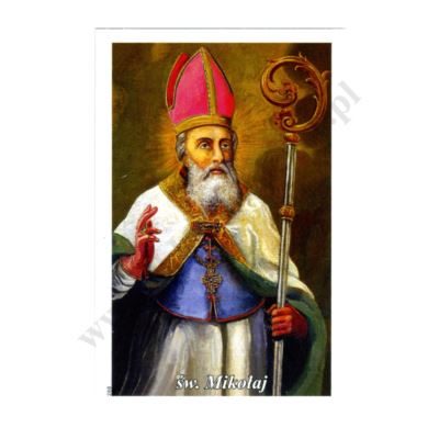 ŚWIĘTY MIKOŁAJ - obrazek 6.5 x 10 cm - paczka 100 szt. - 88097