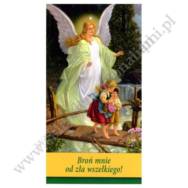 ANIOŁ STRÓŻ - obrazek 7 x 13 cm - paczka 100 szt. - 4030 ANIOŁ STRÓŻ - obrazek 7 x 13 cm - paczka 100 szt. - 4030