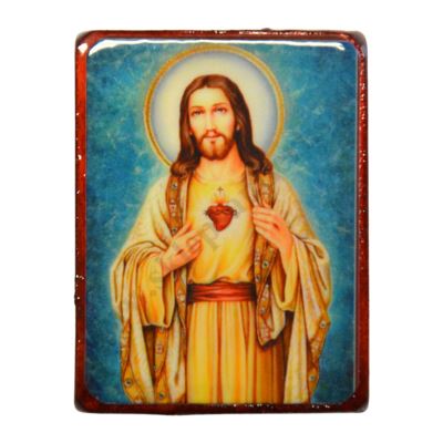 SERCE PANA JEZUSA - magnes 3.8 x 5 cm - 7631