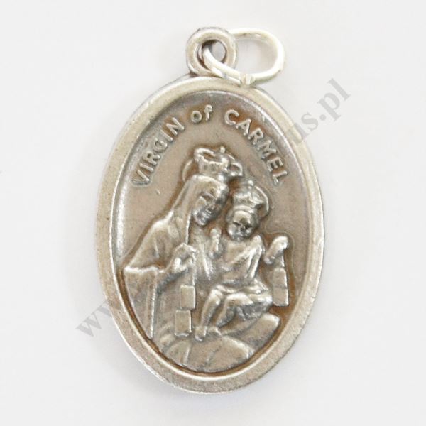 SERCE PANA JEZUSA I MATKA BOŻA SZKAPLERZNA - wys. 2.5 cm - 50392