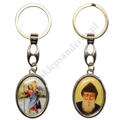 BRELOK ŚW.KRZYSZTOF, ŚW.CHARBEL - 73932