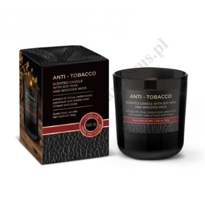 ANTI TOBACO - ŚWIECA ZAPACHOWA W SZKLE - 61132