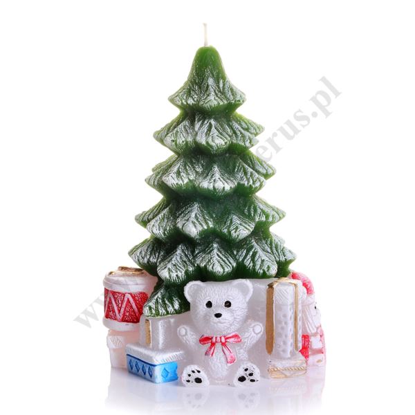 ŚWIECA CHOINKA - wys. 15 cm - 82299
