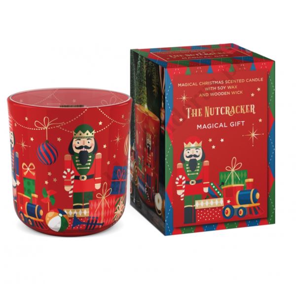 ŚWIECA ZAPACHOWA W SZKLE - wy. 8.5 cm - 50594