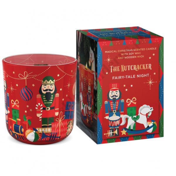 ŚWIECA ZAPACHOWA W SZKLE - wy. 8.5 cm - 50594