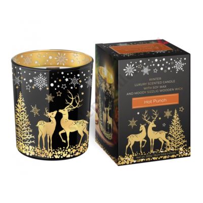 ŚWIECA ZAPACHOWA W SZKLE - wys.10 cm - 50563