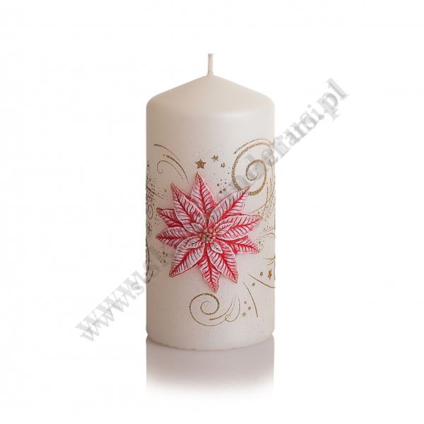 ŚWIECA ŚWIĄTECZNA - wys.12 cm - 87521