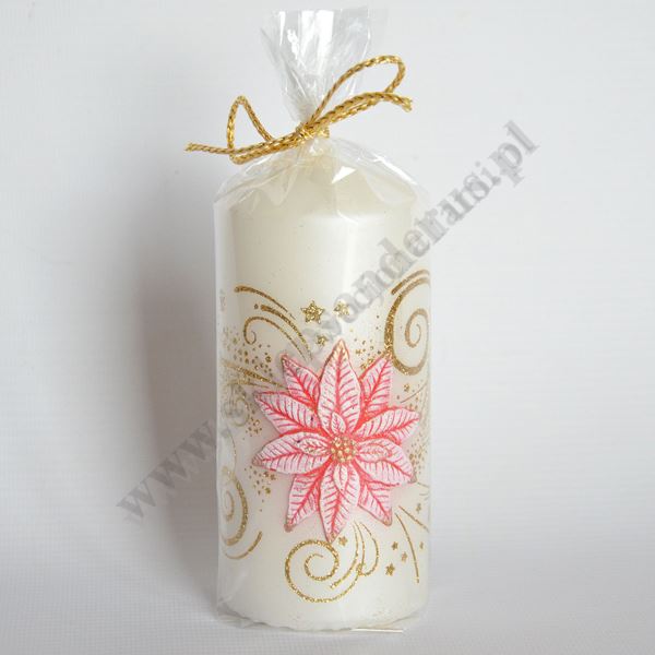 ŚWIECA ŚWIĄTECZNA - wys.12 cm - 87521