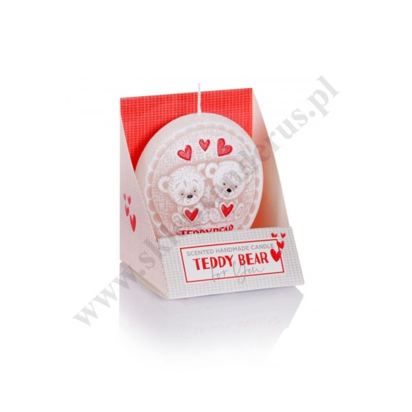 TEDDY BEAR - świeca zapachowa - wys. 8 cm - mix wzorów - 9163