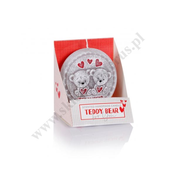 TEDDY BEAR - świeca zapachowa - wys. 8 cm - mix wzorów - 9163