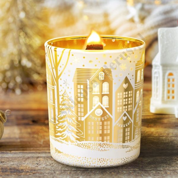 ŚWIECA ZAPACHOWA W SZKLE. WINTER TOWN - 65165