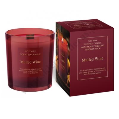 ŚWIECA ZAPACHOWA W SZKLE - MULLED WINE - 61164