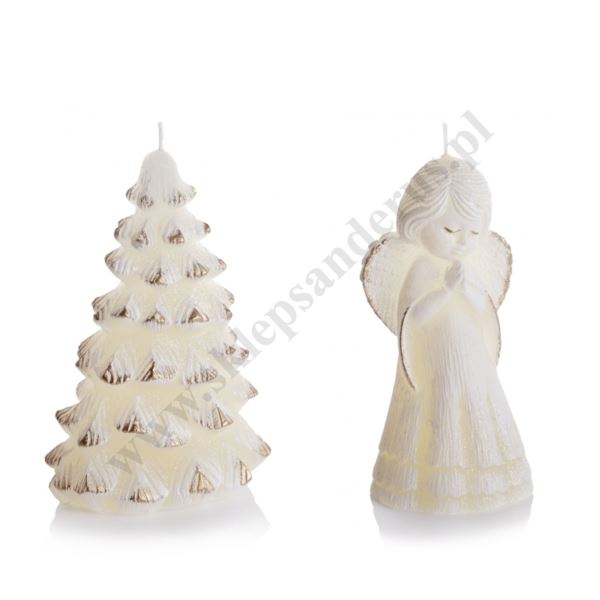 ŚWIĄTECZNA ŚWIECA - wys.12 cm - 87524