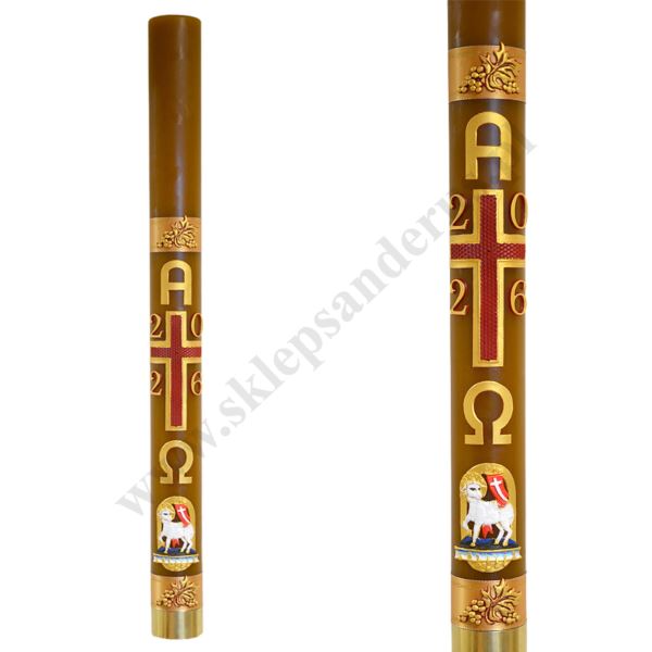 PASCHAŁ PARAFINOWO-WOSKOWY - wys. 115 cm - 84701 PASCHAŁ PARAFINOWO-WOSKOWY - wys. 115 cm - 84701