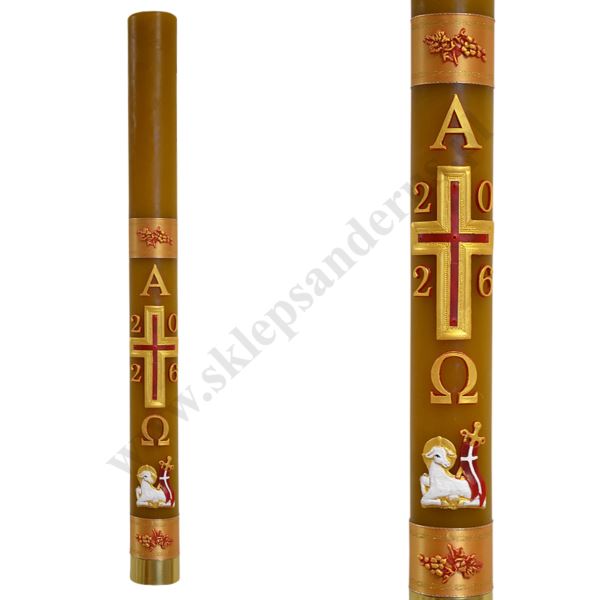 PASCHAŁ PARAFINOWO-WOSKOWY - wys. 90 cm - 83689 PASCHAŁ PARAFINOWO-WOSKOWY - wys. 90 cm - 83689