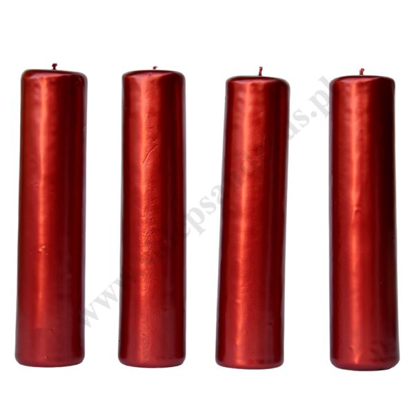 ŚWIECE ADWENTOWE - komplet wys. 25 cm - 65137