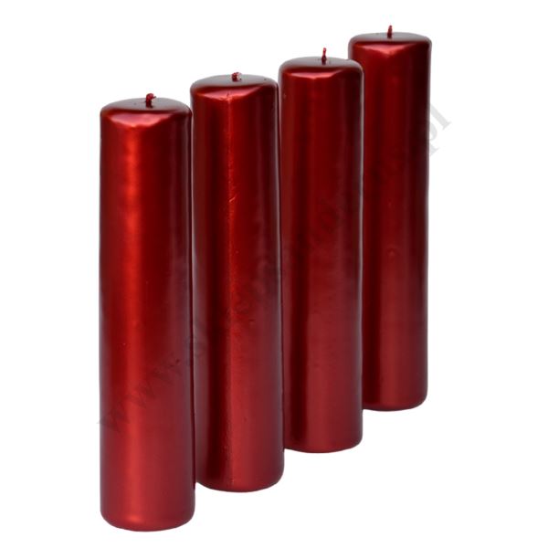 ŚWIECE ADWENTOWE - komplet wys. 25 cm - 65137