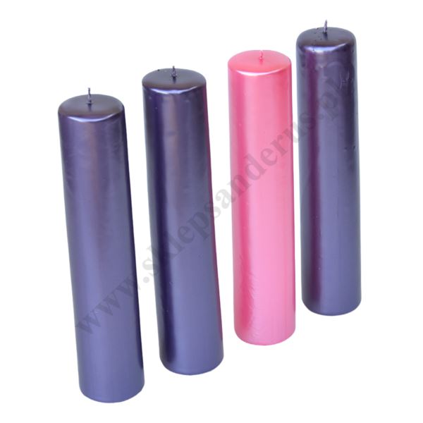 ŚWIECE ADWENTOWE - wys. 30 cm -  65328 ŚWIECE ADWENTOWE - wys. 30 cm -  65328