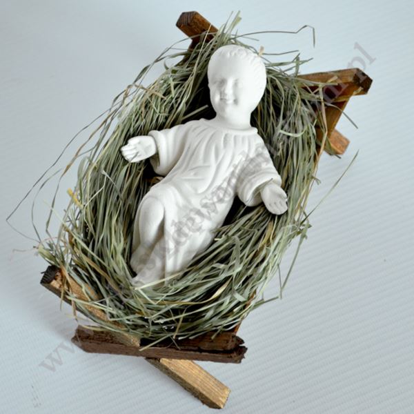 DZIECIĄTKO NA SIANKU W ŻŁÓBKU - D4B