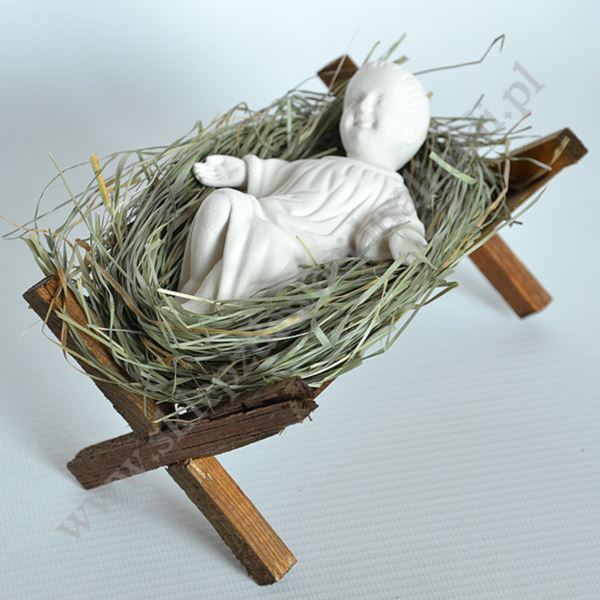 DZIECIĄTKO NA SIANKU W ŻŁÓBKU - D4B