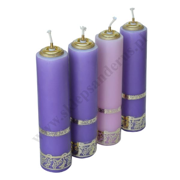 ŚWIECE ADWENTOWE OLEJOWE - wys. 30 cm - 8696 ŚWIECE ADWENTOWE OLEJOWE - wys. 30 cm - 8696