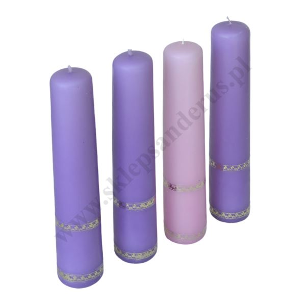 ŚWIECE ADWENTOWE - komplet wys. 30 cm - 3348 ŚWIECE ADWENTOWE - komplet wys. 30 cm - 3348