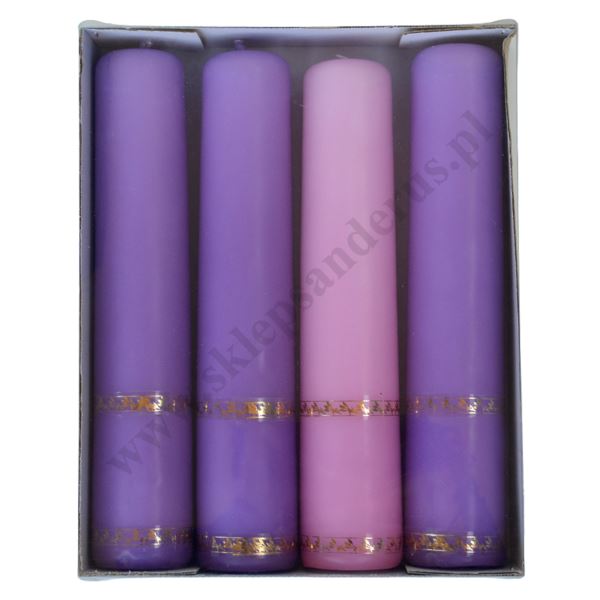 ŚWIECE ADWENTOWE - komplet wys. 30 cm - 3348 ŚWIECE ADWENTOWE - komplet wys. 30 cm - 3348