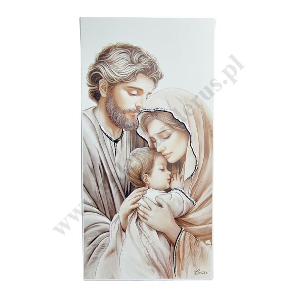 ŚWIĘTA RODZINA - obrazek 12 x 24 cm - CU107/3